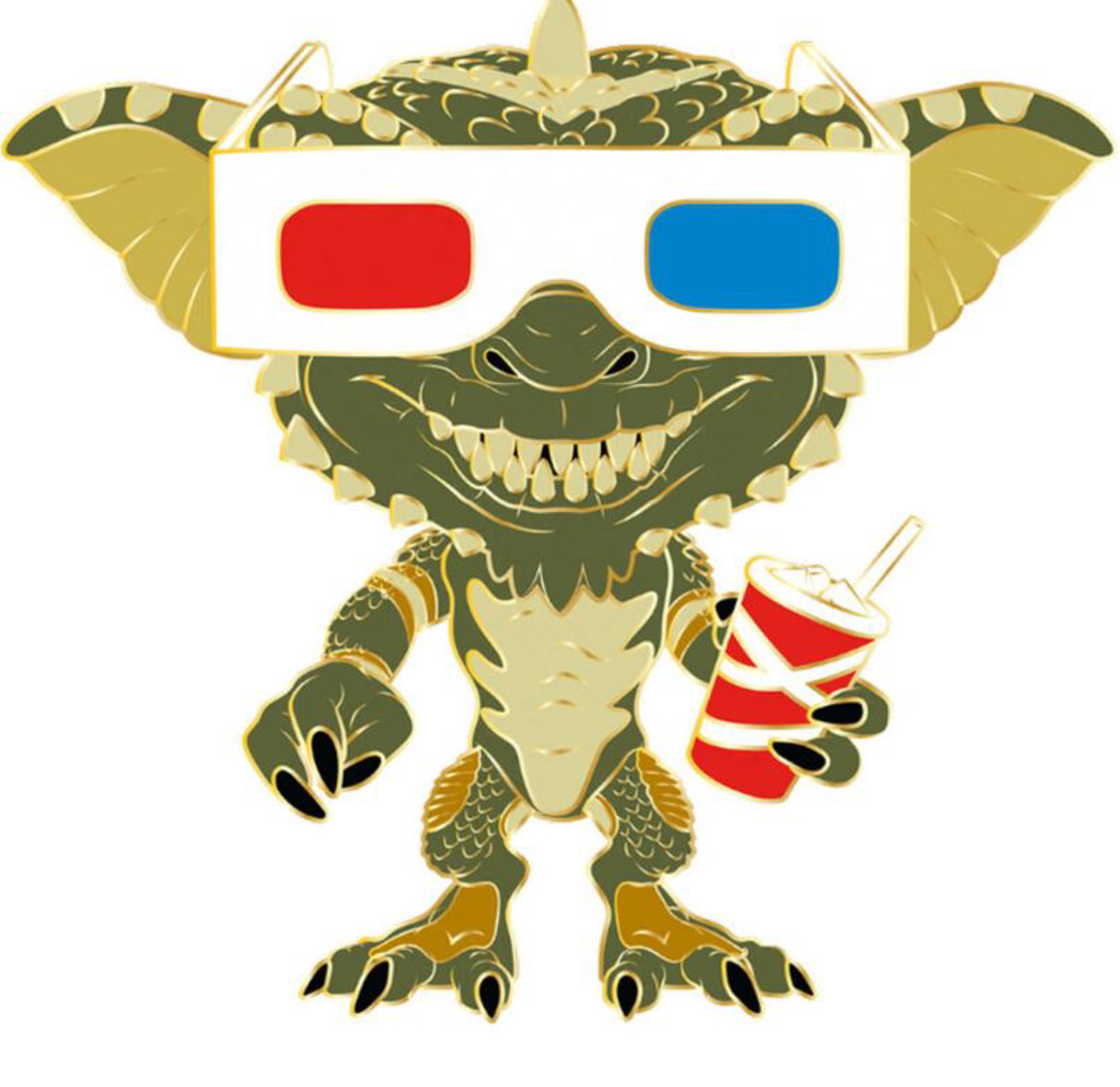 Loungefly: Funko Pop! Pins Horror: Gremlins - Stripe Large Enamel POP Pin