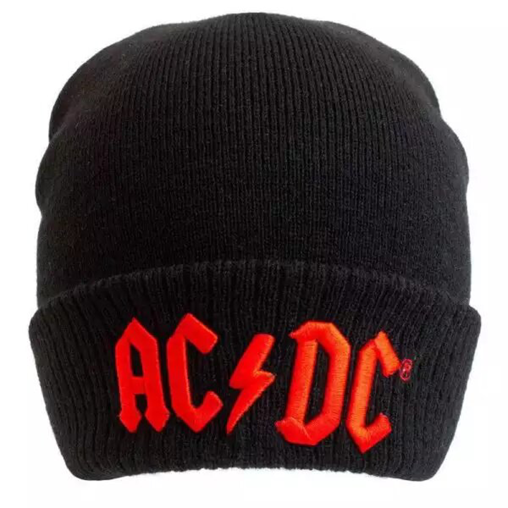 AC/DC - Bonnet Noir Logo "AC/DC"