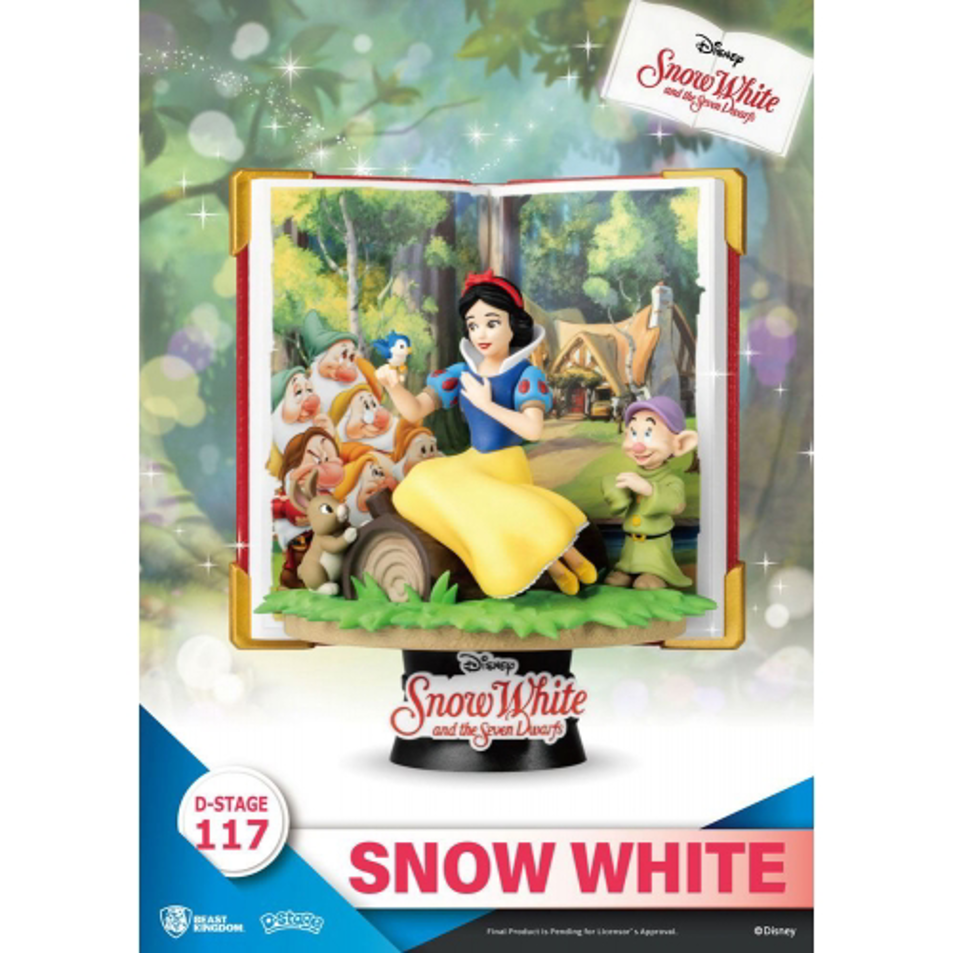 Disney - Diorama-117 - Livre Histoire - Blanche-Neige