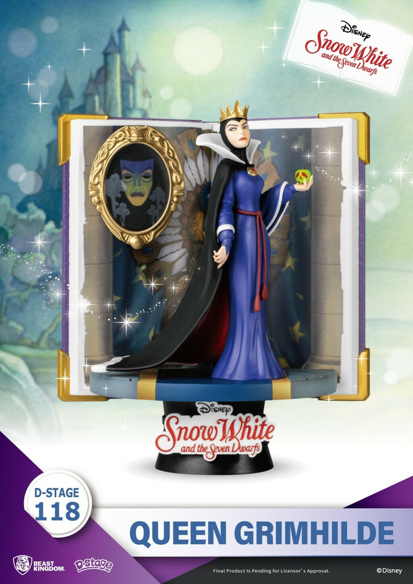 Disney - Diorama-118 - Livre Histoire - Reine Grimhilde