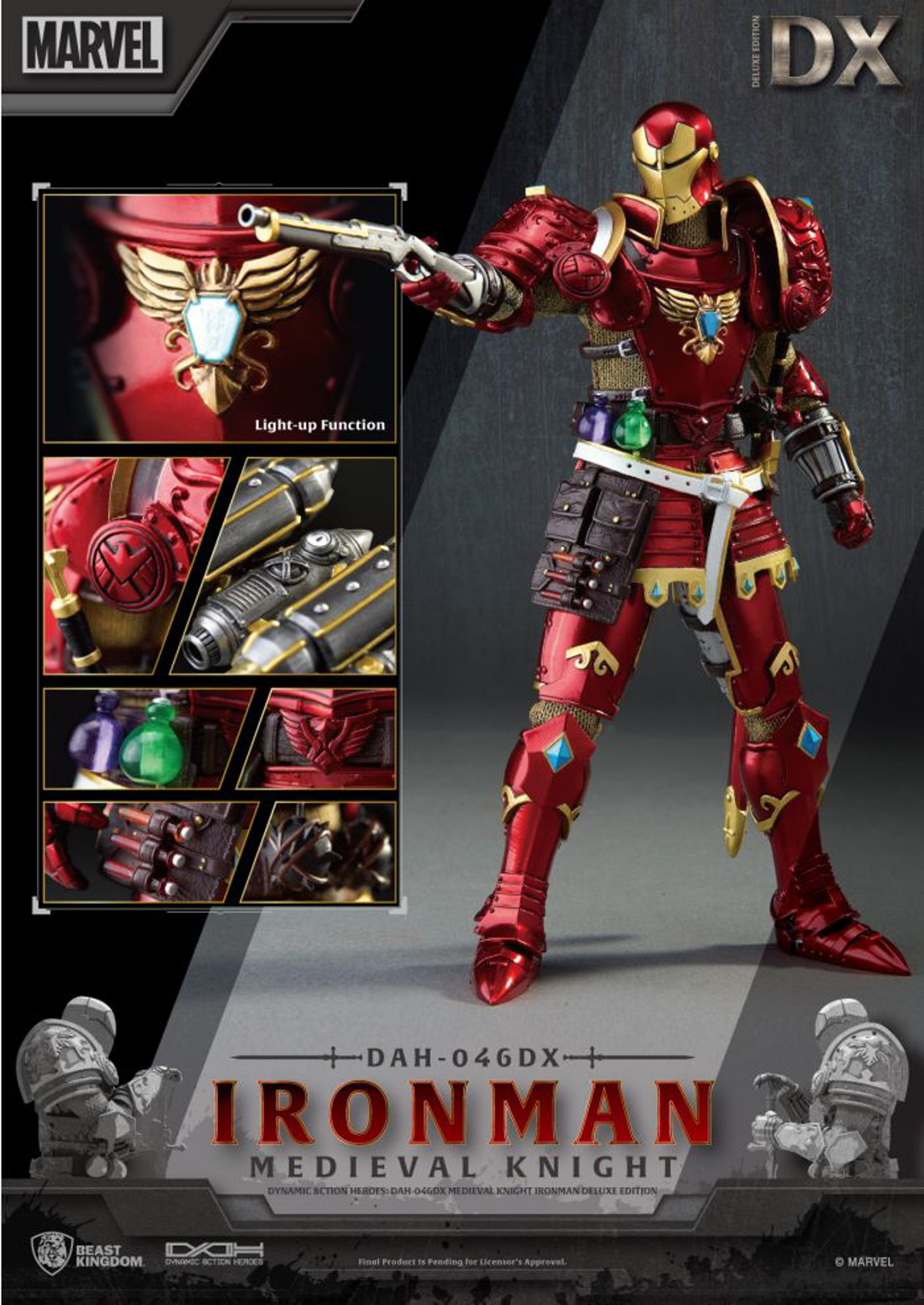 Marvel - DAH-046DX - Medieval Knight - Iron Man Deluxe Version