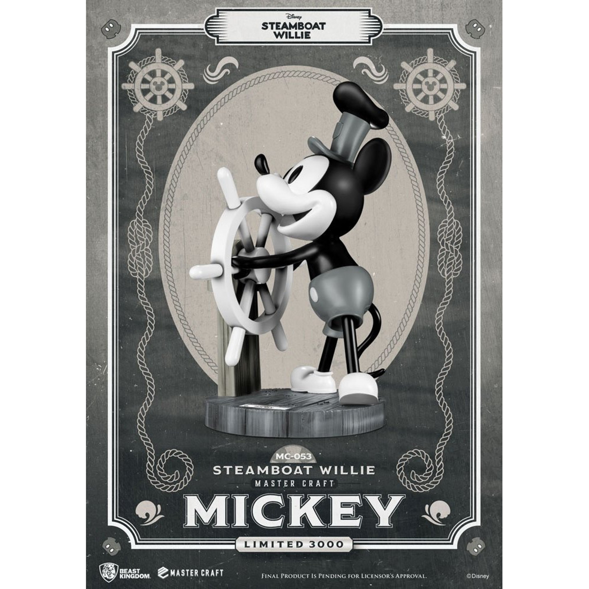 Disney - MC-053 - Steamboat Willie - Mickey Master Craft