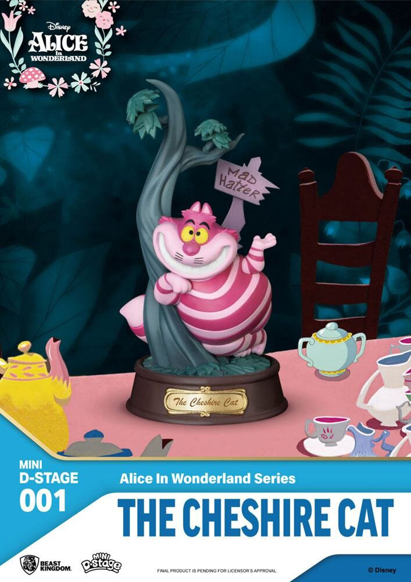 Disney - Mini Diorama-001 - Alice aux Pays des Merveilles Series - Le Chat du Cheshire