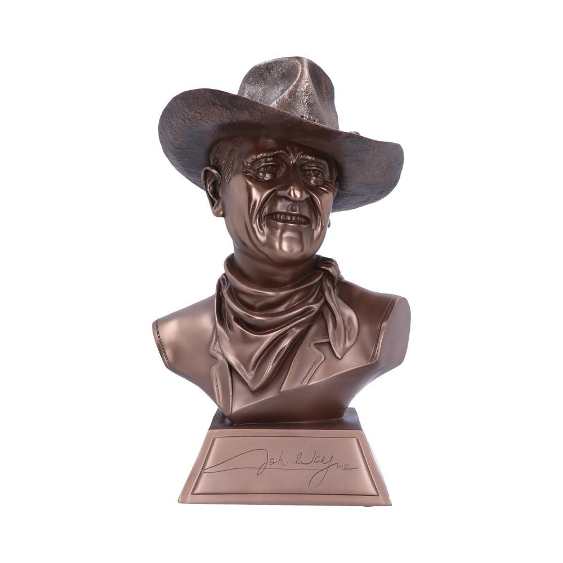 John Wayne - Buste John Wayne (Finition en bronze) 40cm