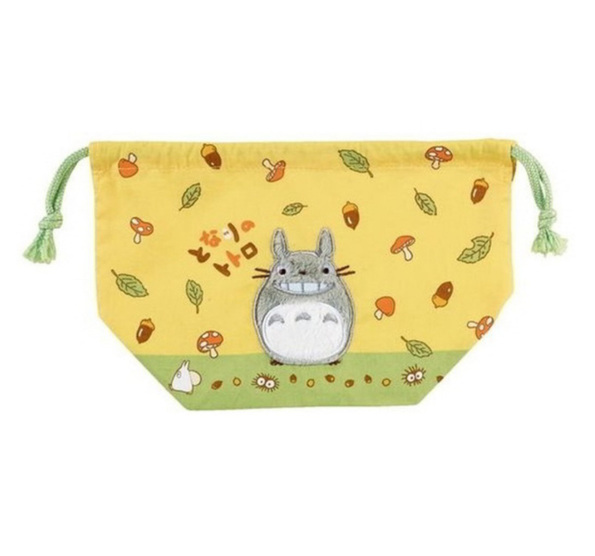 Ghibli - Mon voisin Totoro - Pochette à cordon Totoro avec noix et champignons