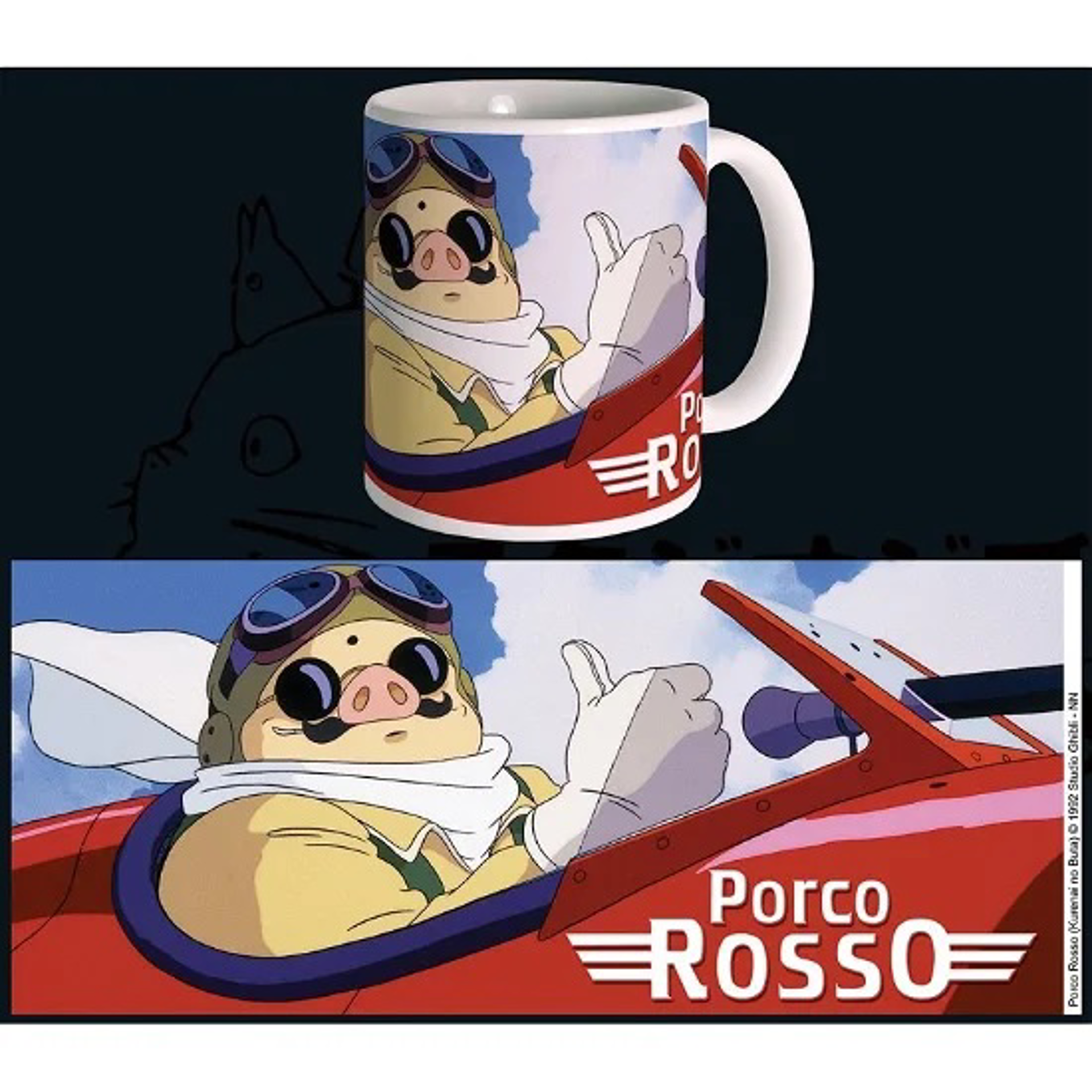 Ghibli - Porco Rosso - Mug classique 340 ml