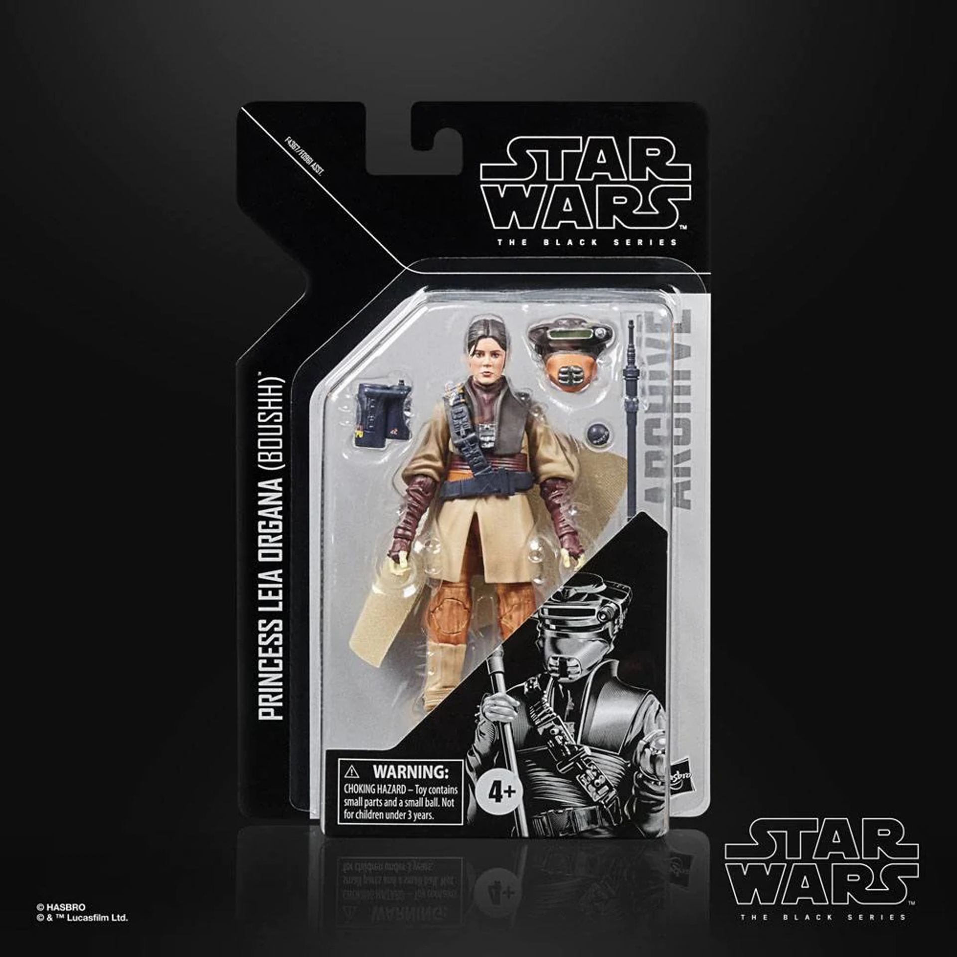 Star Wars The Black Series Archive - Figurine d'action de la princesse Leia Organa (Boushh) 15cm