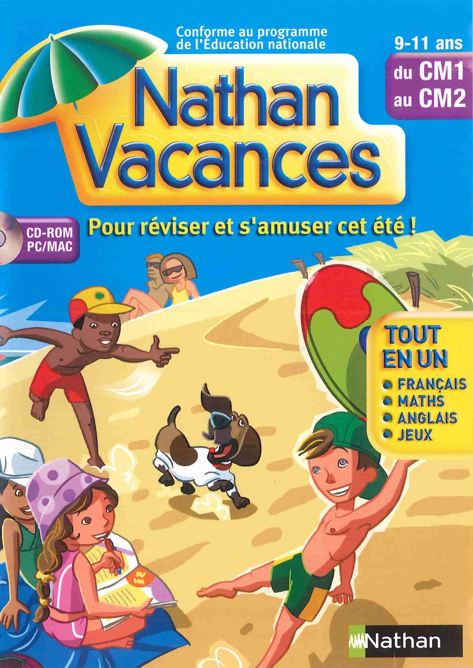 Nathan Vacances du CM1 au CM2