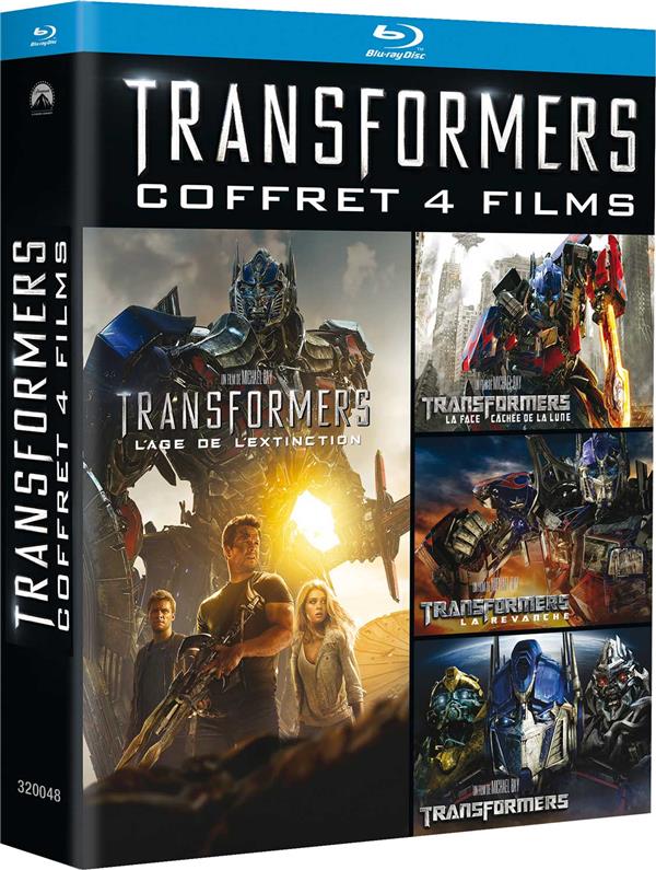 Transformers - Quadrilogie : Transformers + Transformers 2 - La revanche + Transformers 3 - La face cachée de la Lune + Transformers : l'âge de l'extinction [Blu-ray]