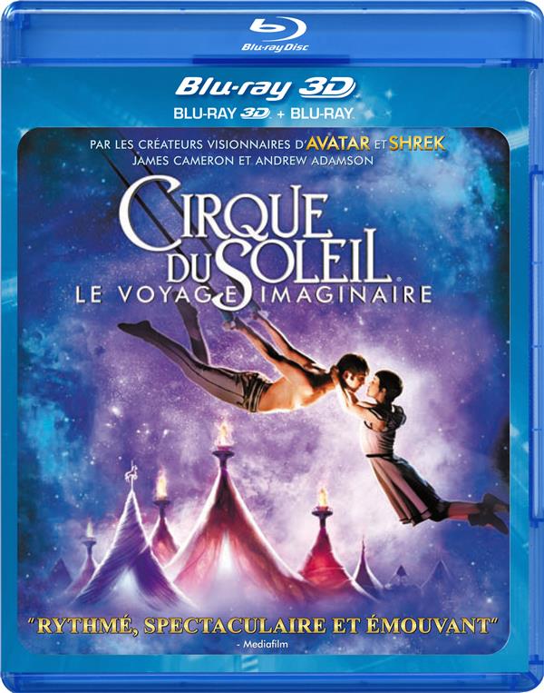 Cirque du Soleil : le voyage imaginaire [Blu-ray 3D]