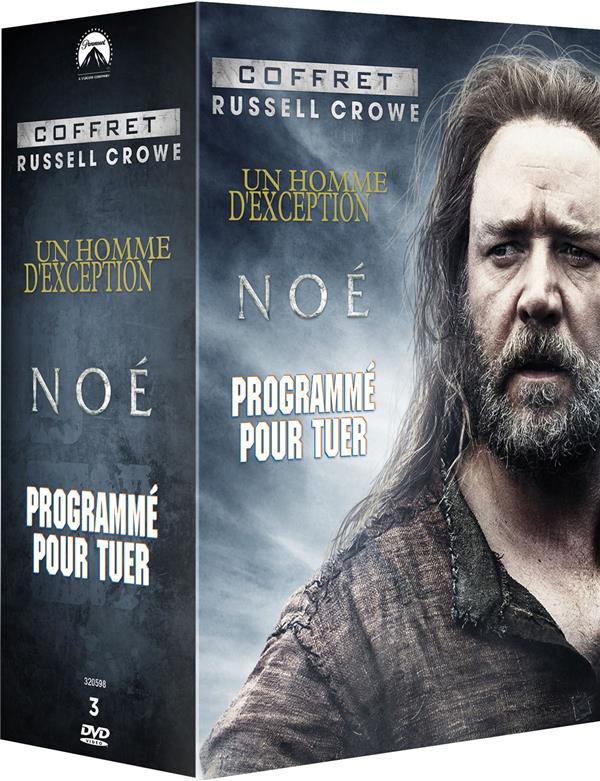 Coffret Russell Crowe : Noé  Un Homme D'exception  Programmé Pour Tuer [DVD]