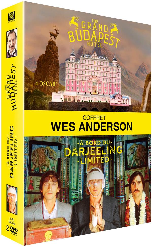 Coffret Wes Anderson 2 Films : The Grand Budapest Hotel  à Bord Du Darjeeling Limited [DVD]