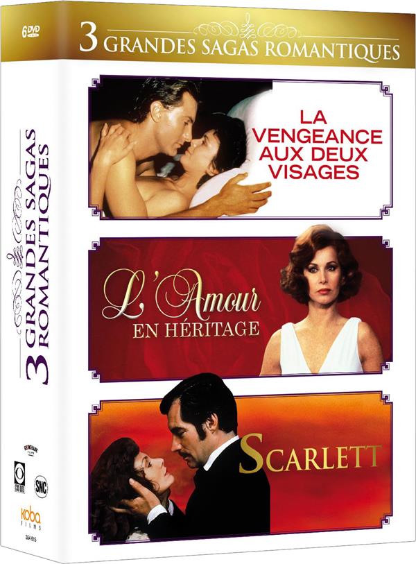 Grandes sagas romantiques: La vengeance aux deux visages + L'amour en héritage + Scarlett [DVD]