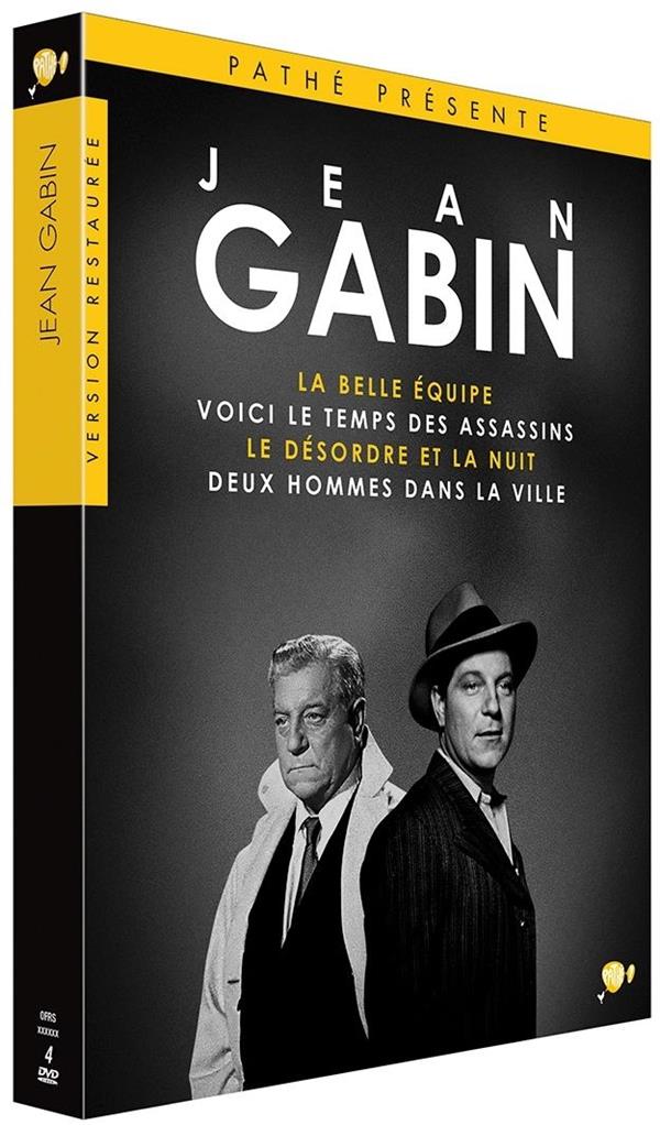 Jean Gabin - 4 Films : La Belle équipe + Voici le temps des assassins + Le Désordre et la nuit et Deux hommes dans la ville [DVD]