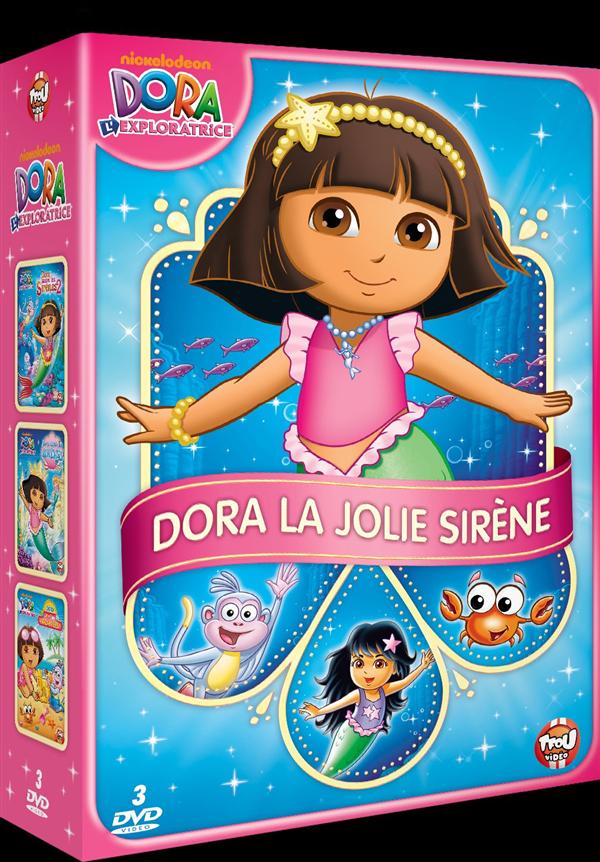 Coffret Dora : Dora Sauve Les Sirènes  Dora Sauve Les Sirènes 2  Dora Vive Les Vacances [DVD]