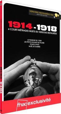 1914-1918, 4 courts métrages muets [DVD]