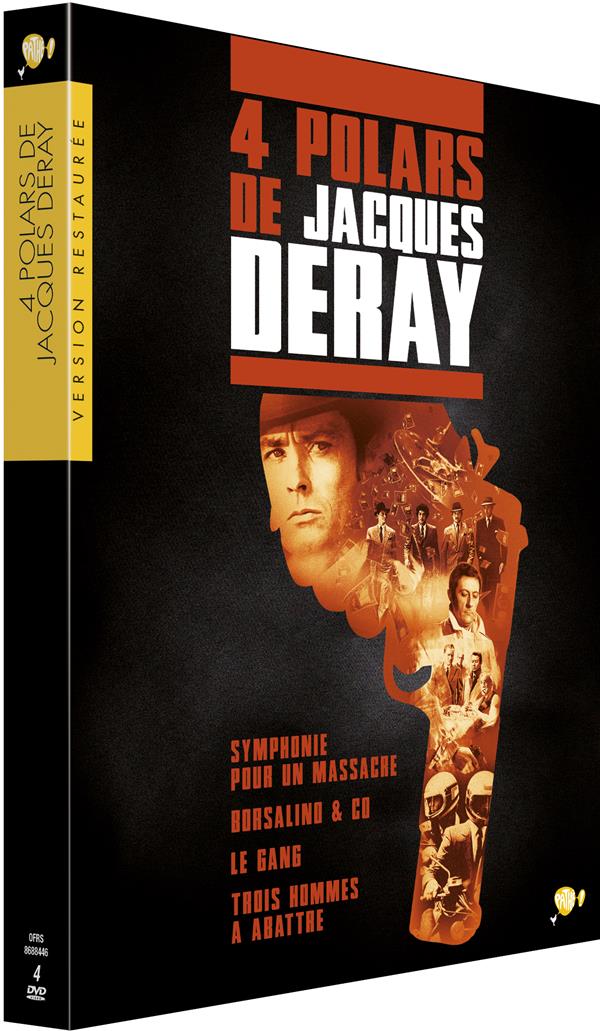 Jacques Deray - 4 films : Symphonie pour un massacre + Borsalino & Co. + Le Gang + Trois hommes à abattre [DVD]