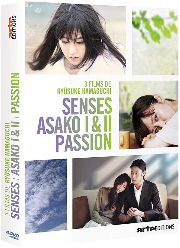 3 films de Ryûsuke Hamaguchi : Senses + Asako I & II + Passion [DVD]