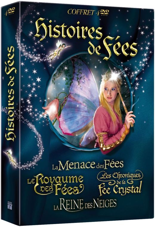 Histoires de Fées : La menace des fées + Le Royaume des fées + Les Chroniques de la fée Crystal + La Reine des neiges [DVD]