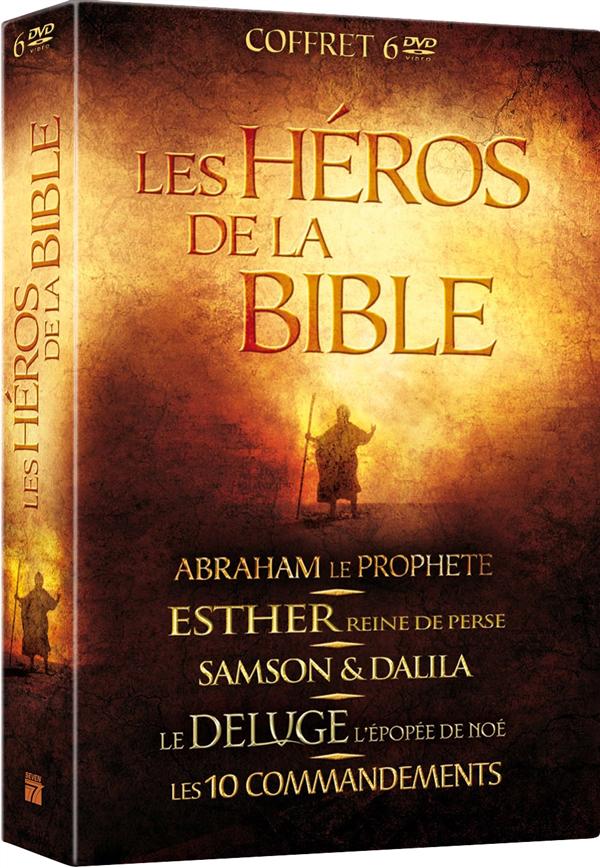 Les Héros de la Bible : Abraham le prophète + Esther, reine de Perse + Samson & Dalila + Le déluge + Les 10 commandements [DVD]