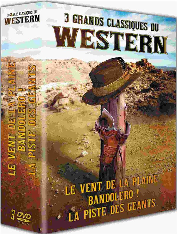 Coffret Grands Classiques Du Western : Le Vent De La Plaine  Bandolero!  La Piste Des Géants [DVD]