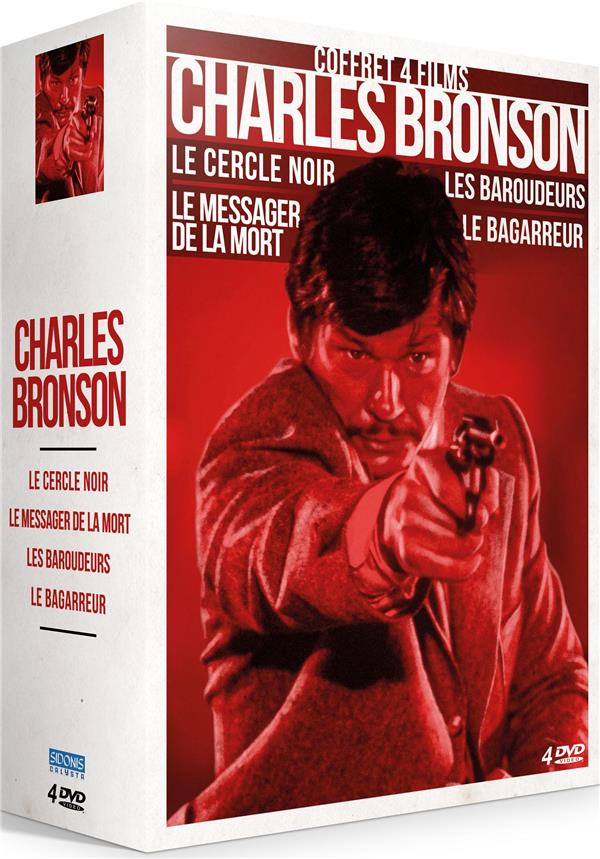 Charles Bronson - Coffret 4 films : Le Cercle noir + Le Messager de la mort + Les Baroudeurs + Le Bagarreur [DVD]