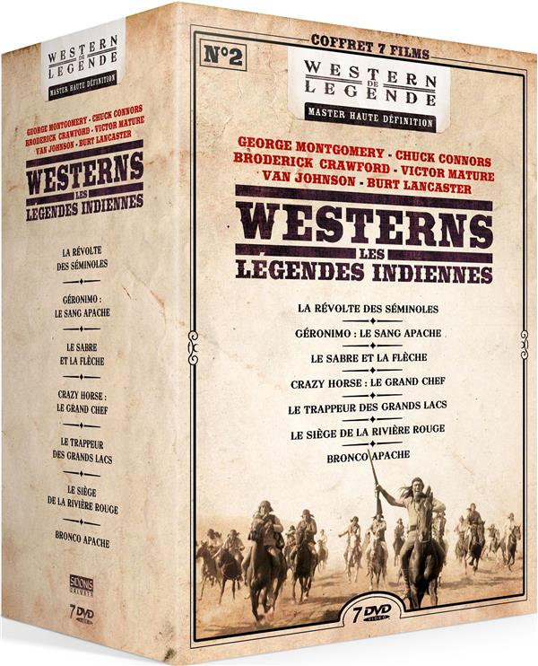 Westerns - Légendes indiennes n° 2 - Coffret 7 Films [DVD]