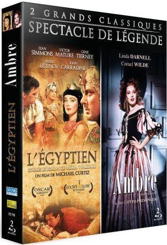 Coffret grand spectacle : Ambre + L'Egyptien [Blu-ray]