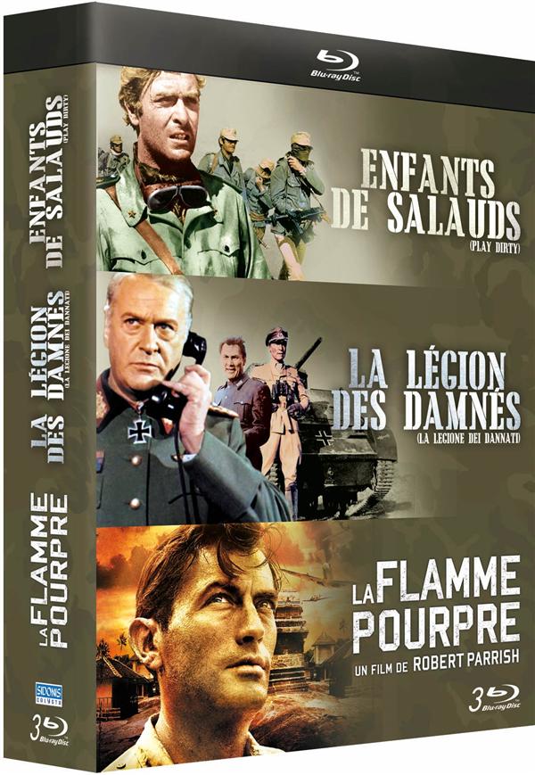 Enfants de salauds + La légion des damnés + La flamme pourpre [Blu-ray]