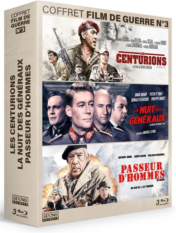 Les Centurions + La nuit généraux + Passeur d'hommes [Blu-ray]