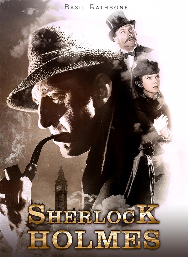 Coffret Basil Rathbone : Sherlock Holmes : La clef + Sherlock Holmes : La dame en Vert + Sherlock Holmes : Le train de la mort + Sherlock Holmes : L'arme secrète [DVD]