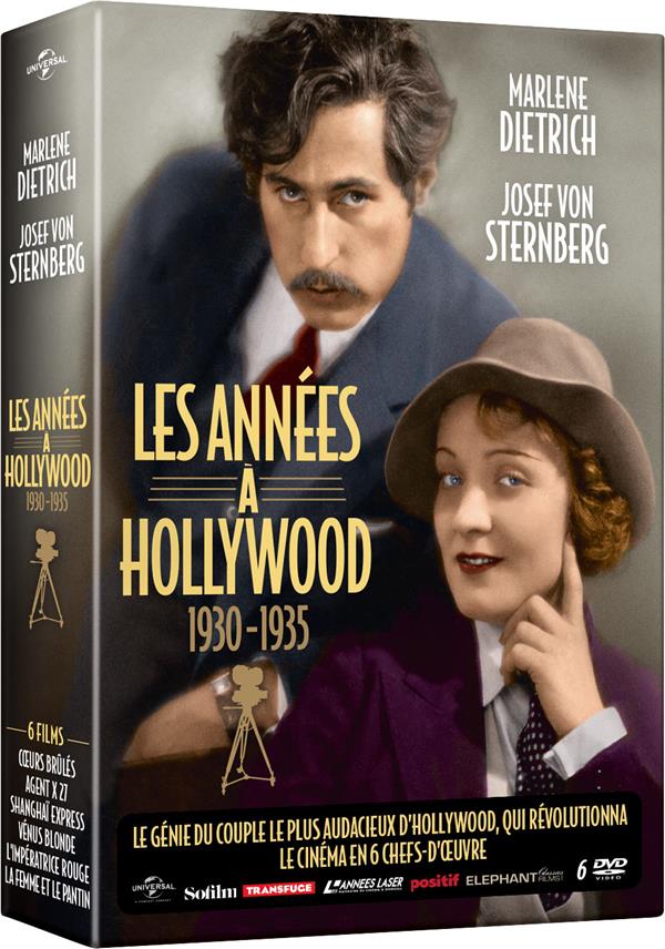 Marlene Dietrich - Josef von Sternberg - Les années à Hollywood 1930 à 1935 - Coffret 6 films [DVD]