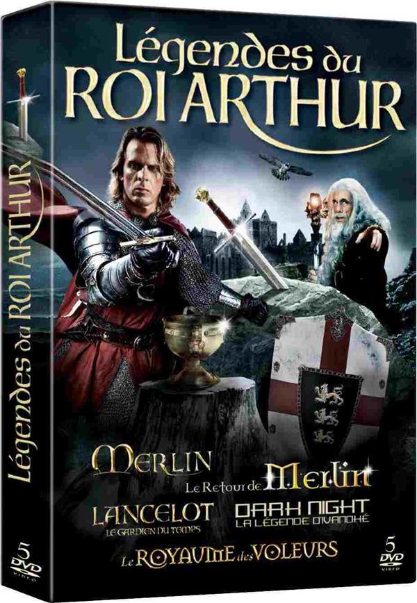 Les Légendes du Roi Arthur : Merlin + Le retour de Merlin + Lancelot : Le gardien du temps + Darknight, la légende d'Ivanhoé + Le Royaume des voleurs [DVD]