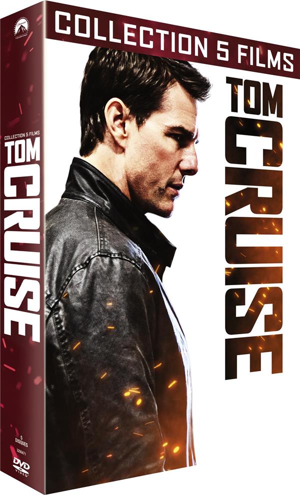 Tom Cruise - Collection 5 films : Top Gun + La Guerre des mondes + Mission : Impossible + Jours de tonnerre + Jack Reacher [DVD]