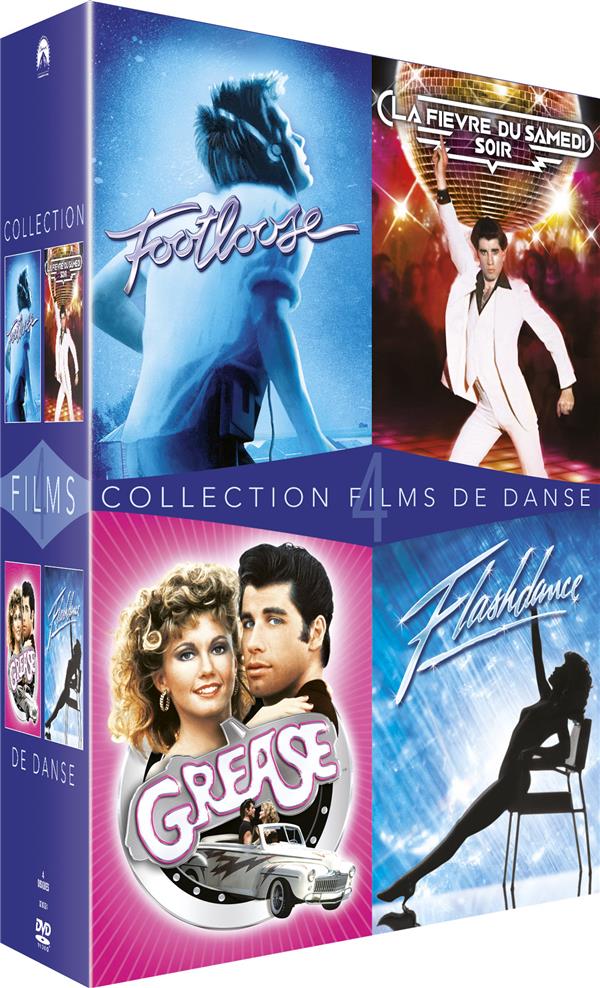 Paramount Collection Danse: Footloose + La fièvre du samedi soir + Flashdance + Grease [DVD]