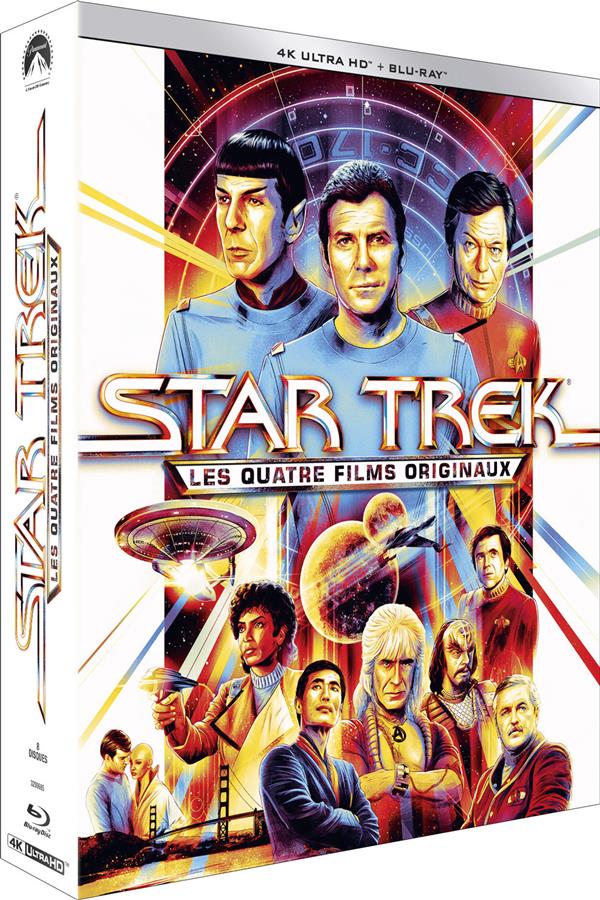 Star Trek - Les 4 films originaux : Star Trek : Le Film + Star Trek II : La Colère de Khan + Star Trek III : À la recherche de Spock + Star Trek IV : Retour sur Terre [4K Ultra HD]