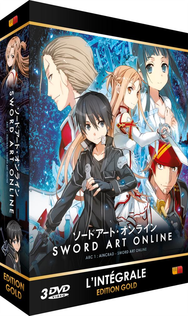 Sword Art Online - Arc 1 (SAO) - Coffret DVD + Livret - Edition Gold