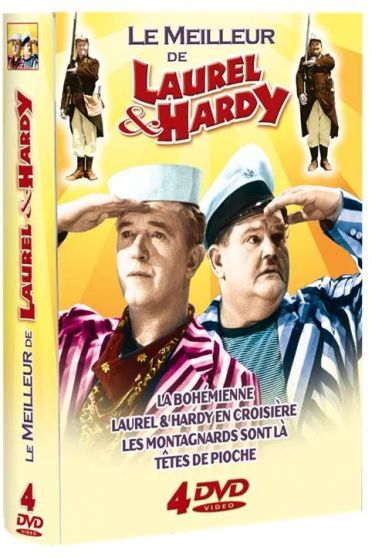 Coffret Laurel Et Hardy : La Bohémienne  En Croisière  Les Montagnards Sont Là  Têtes De Pioche [DVD]