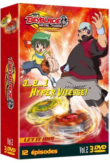 Beyblade Metal Fusion - 3...2...1 Hyper Vitesse ! - Coffret n° 2 (3 DVD) [DVD]