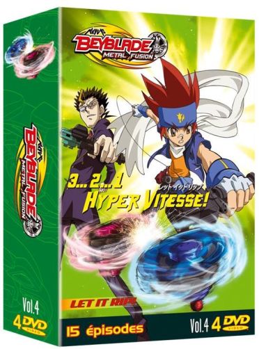 Beyblade Metal Fusion - 3...2...1 Hyper Vitesse ! - Coffret n° 4 (3 DVD) [DVD]