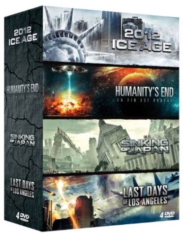 Fin du monde - Coffret 4 films : 2012 : Ice Age + Humanity's End - La fin est proche + Sinking of Japan + Last Days of Los Angeles [DVD]