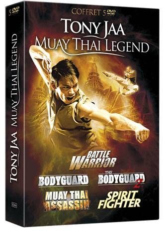 Tony Jaa - Muay Thai Legend : Battle Warrior + Bodyguard + Bodyguard 2 + Muay Thai Assassin + Spirit Fighter [DVD]