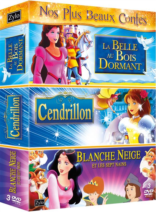 Coffret tri pack, vol. 2 : Cendrillon ; la Belle au bois dormant ; Blanche-Neige [DVD]