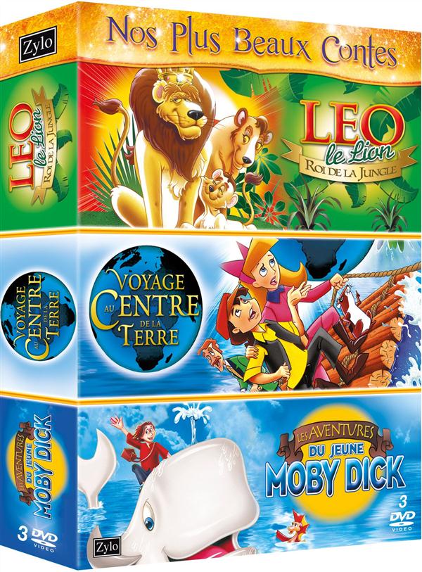 Coffret tri pack, vol. 5 : Léo le lion ; Moby Dick ; voyage au centre de la Terre [DVD]