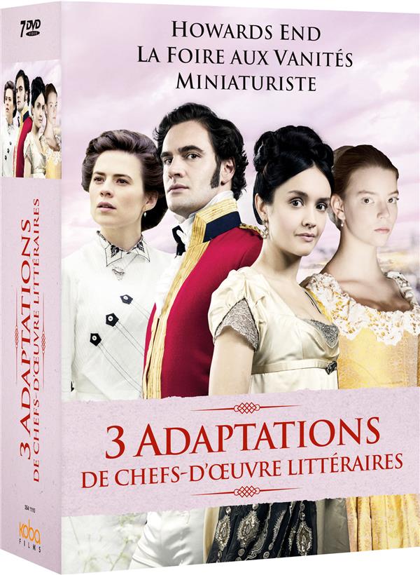 3 adaptations de chefs-d'oeuvre littéraires : Howards End + La Foire aux vanités + Miniaturiste [DVD]