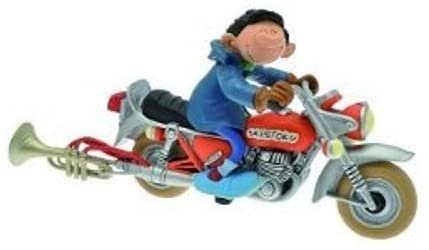 Plastoy - Gaston et la moto Sapetoku Figurine de Collection