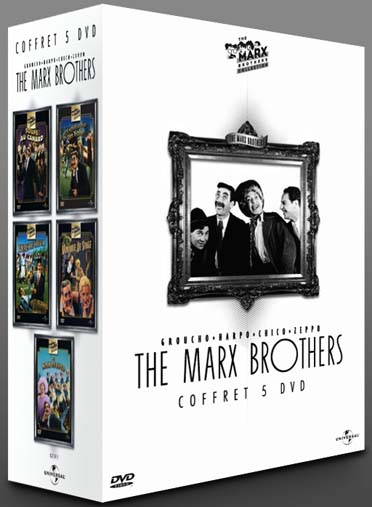 Coffret Marx Brothers : Plume De Cheval / L'explorateur En Folie / Monnaie De Singe / Noix De Coco / Soupe Au Canard [DVD]