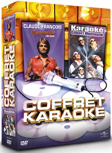 Coffret Karaoké : Claude François  Gilbert Montagné [DVD]