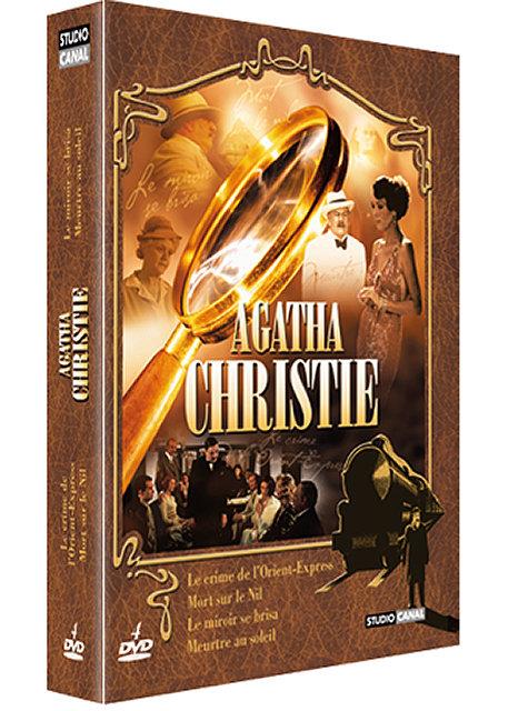 Coffret Agatha Christie : Mort Sur Le Nil Meutre Au Soleil Le Miroir Se Brisa Le Crime De L'Orient-Express [DVD]