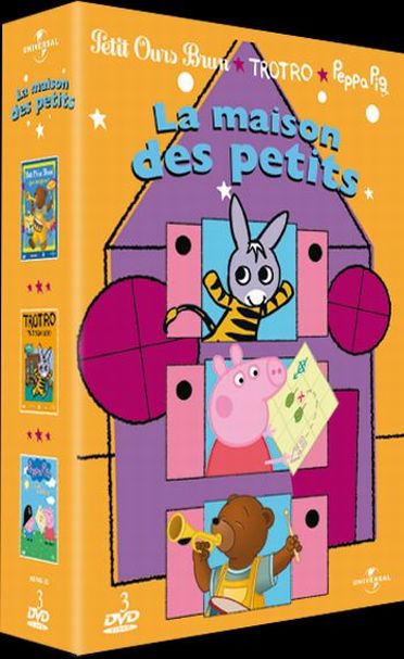 Coffret La Maison Des Petits : Peppa Pig La Chasse Au Trésor Petit Ours Brun Fait Des Farces Trotro Fait Son Zoo [DVD]